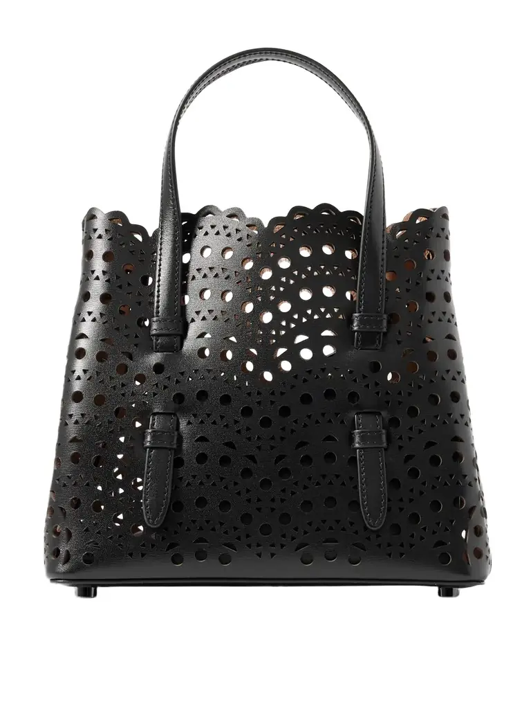 Alaïa Mina 20 Laser-cut Leather Tote