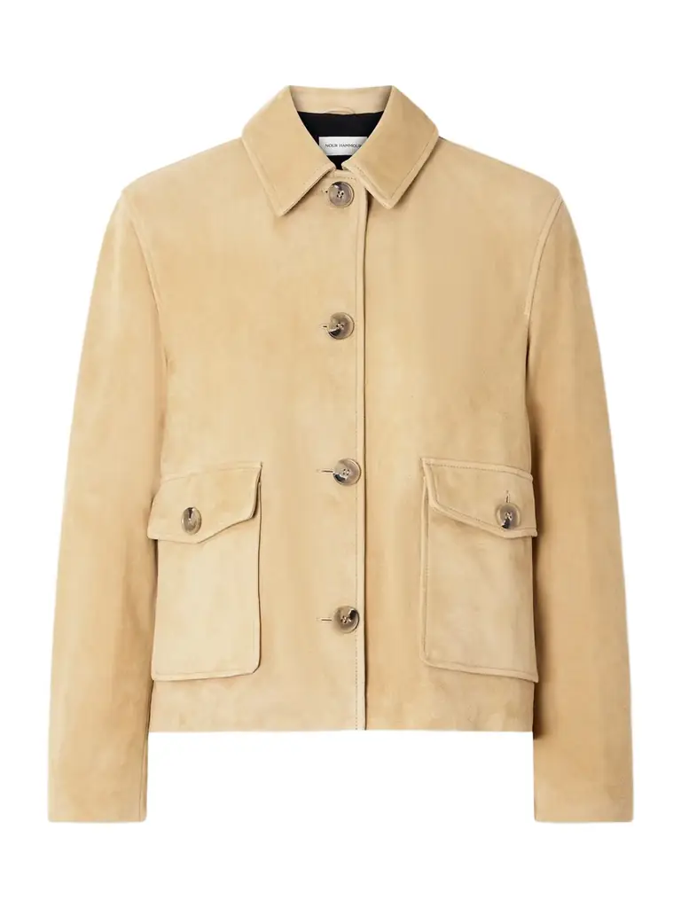 Nour Hammour Louise Suede Jacket