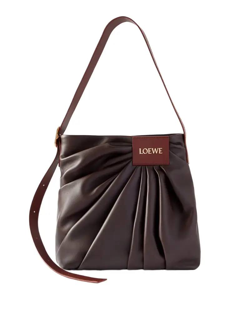 Loewe Featherlight Gathered Leather Tote