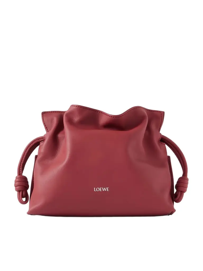 Loewe Flamenco Mini Leather Clutch