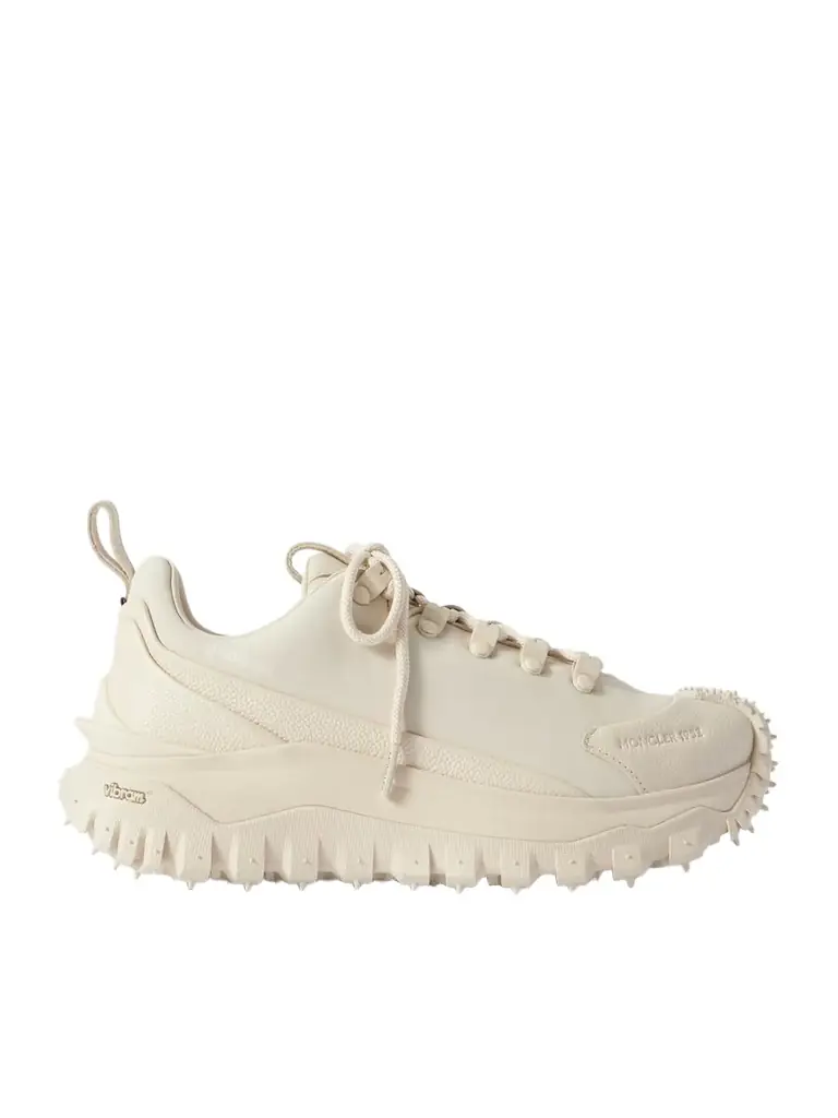 Moncler Trailgrip Apex2gtx Suede And Textured-leather Sneakers