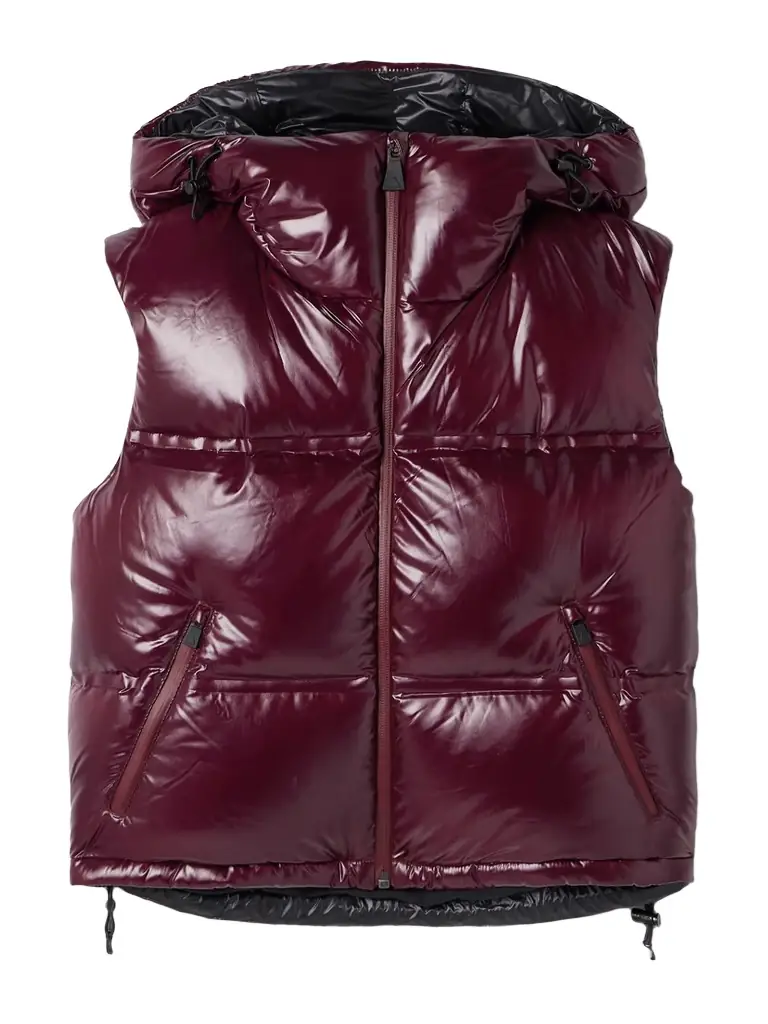 Aztech Mountain Snowbird Hooded Quilted Down Ski Vest