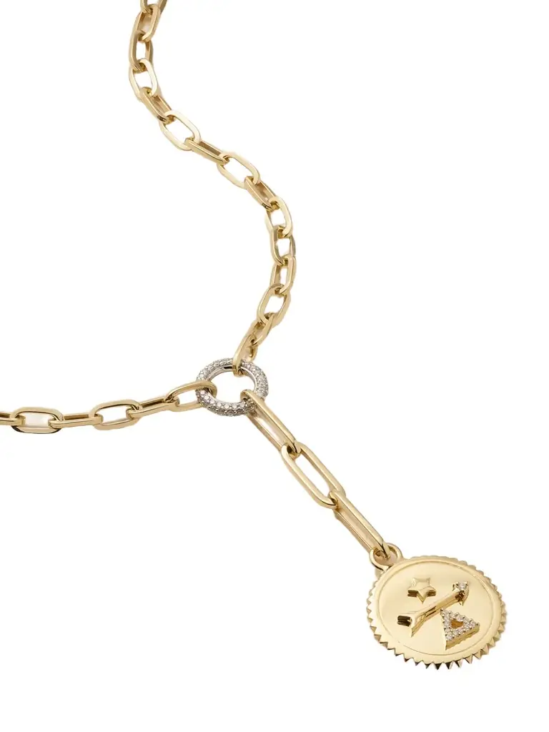 Foundrae Dream + Refined Clip 18-karat Yellow And White Gold Diamond Necklace