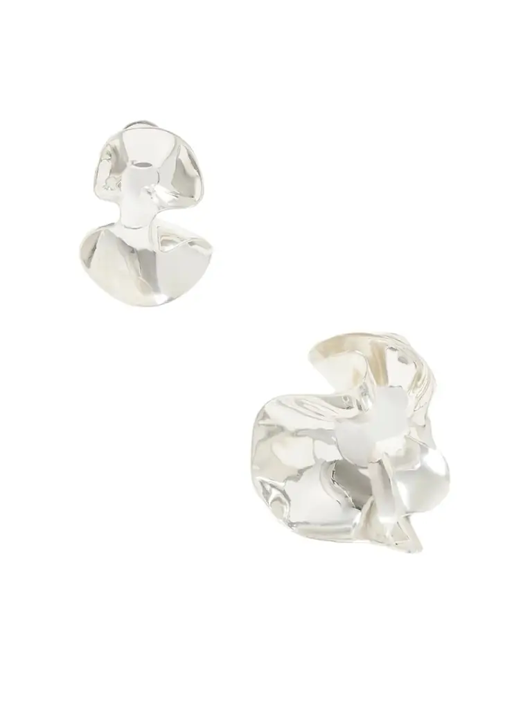 Dinosaur Designs Wave Silver-plated Earrings