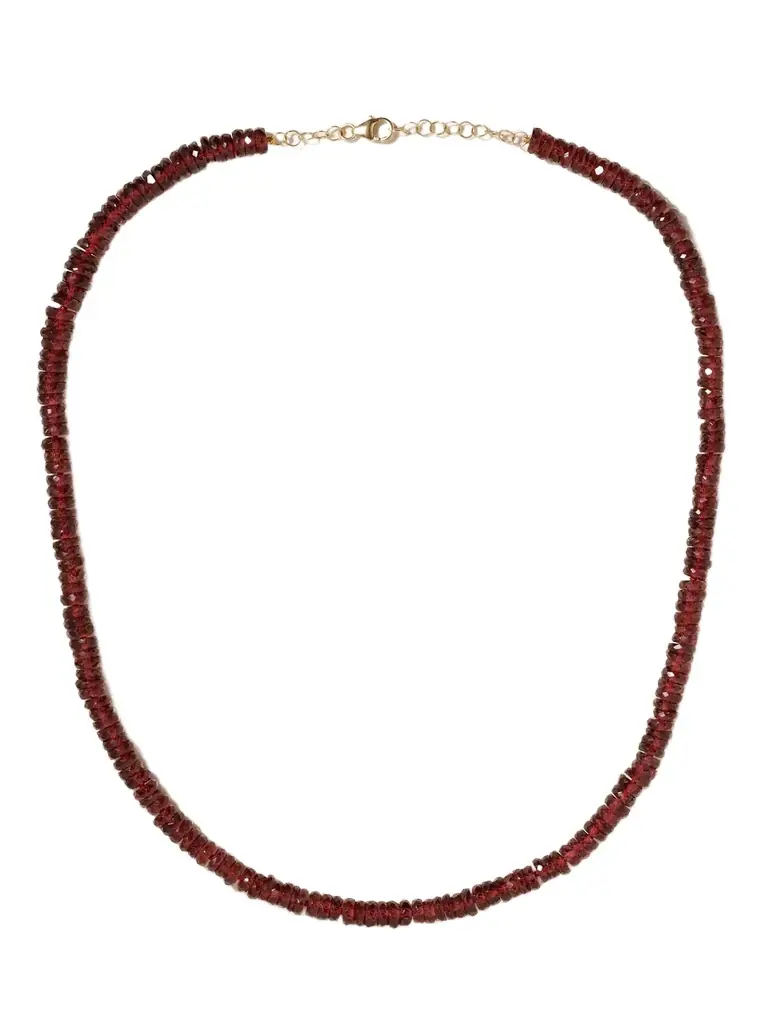 JIA JIA Gold Garnet Necklace