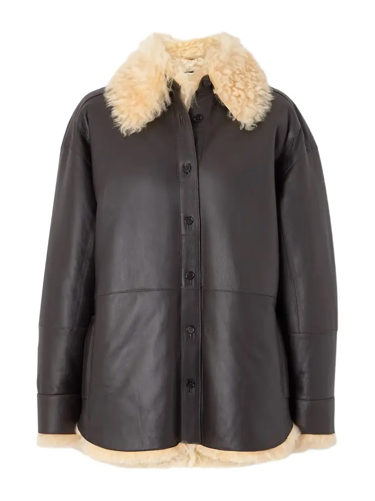 Acne Studios Shearling Leather Jacket