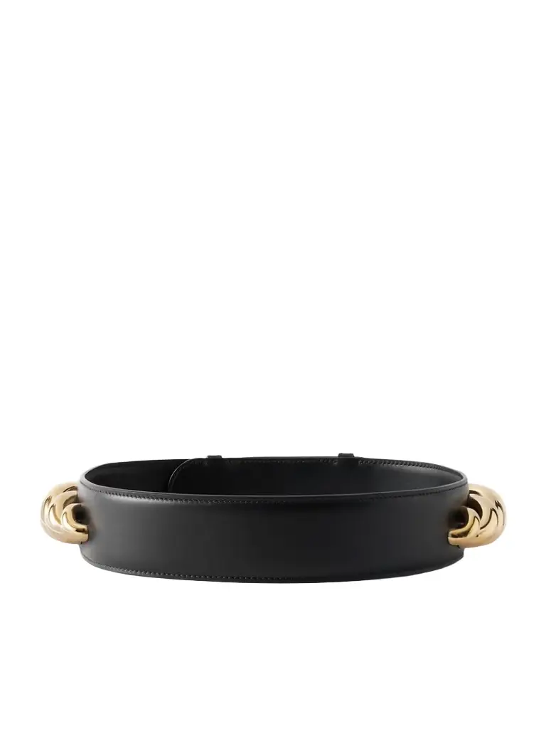 Alaïa Gold-tone Embellished Leather Belt
