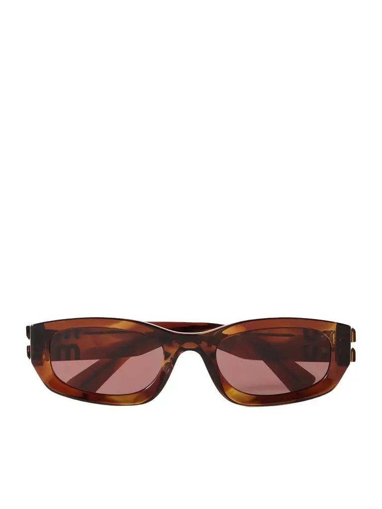 Miu Miu Eyewear Glimpse Cat-eye Tortoiseshell Acetate Sunglasses