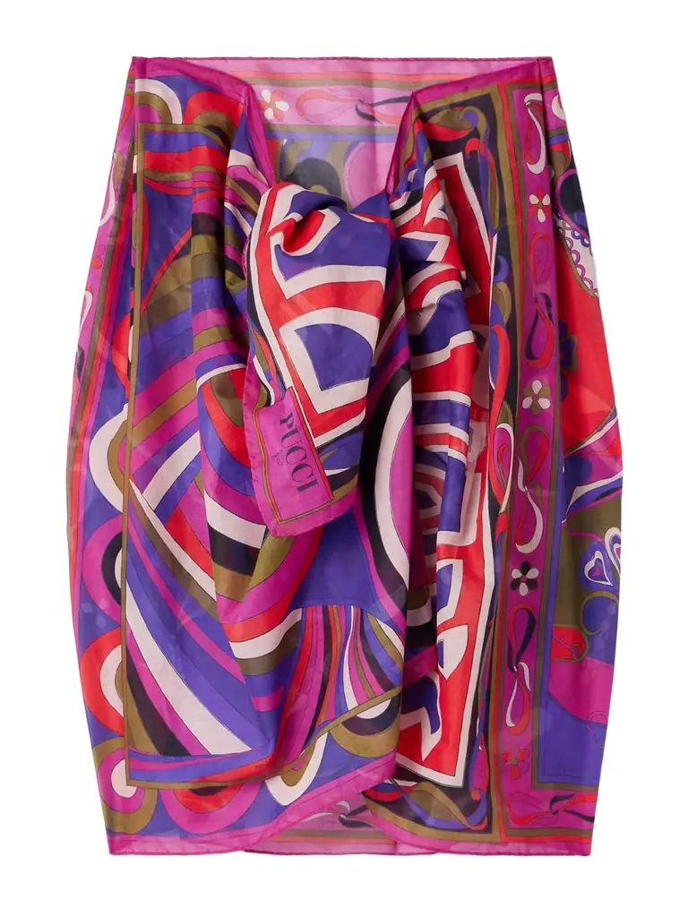 PUCCI Printed Cotton-voile Pareo