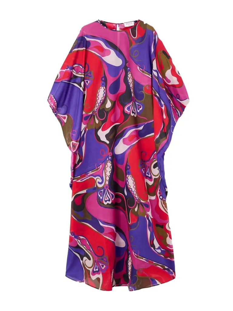 PUCCI Printed Cotton-voile Kaftan