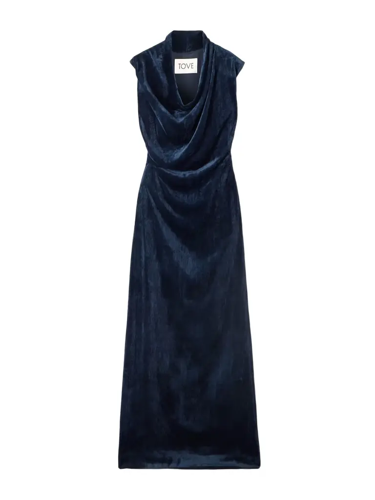 Tove Naeve Ribbed Chenille Maxi Dress