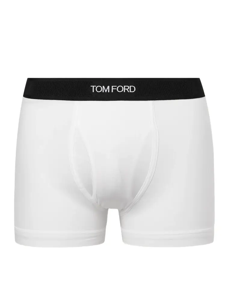 Tom Ford Stretch-Cotton and Modal-Blend Boxer Briefs - Men