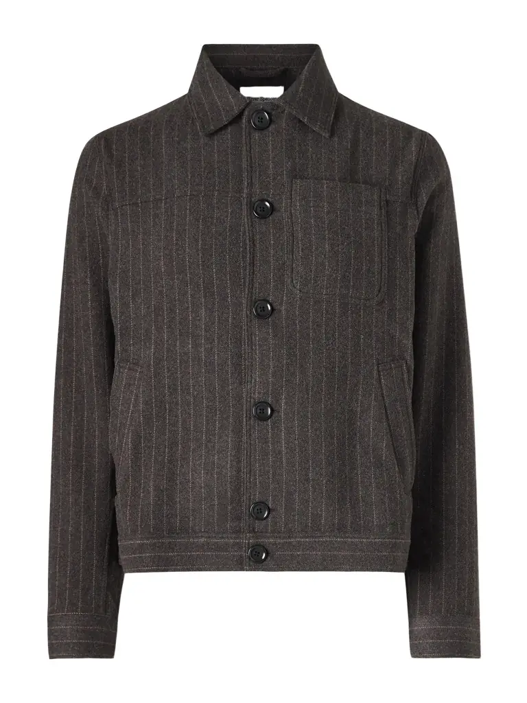 Oliver Spencer Buffalo Striped Wool-Blend Jacket - Men