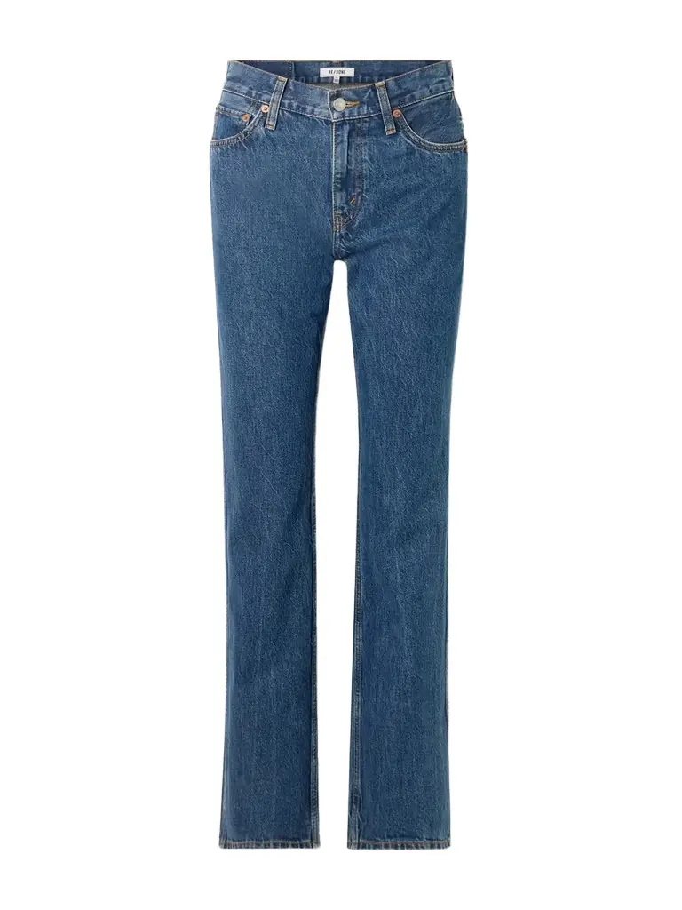 RE/DONE 90s High-rise Straight-leg Jeans