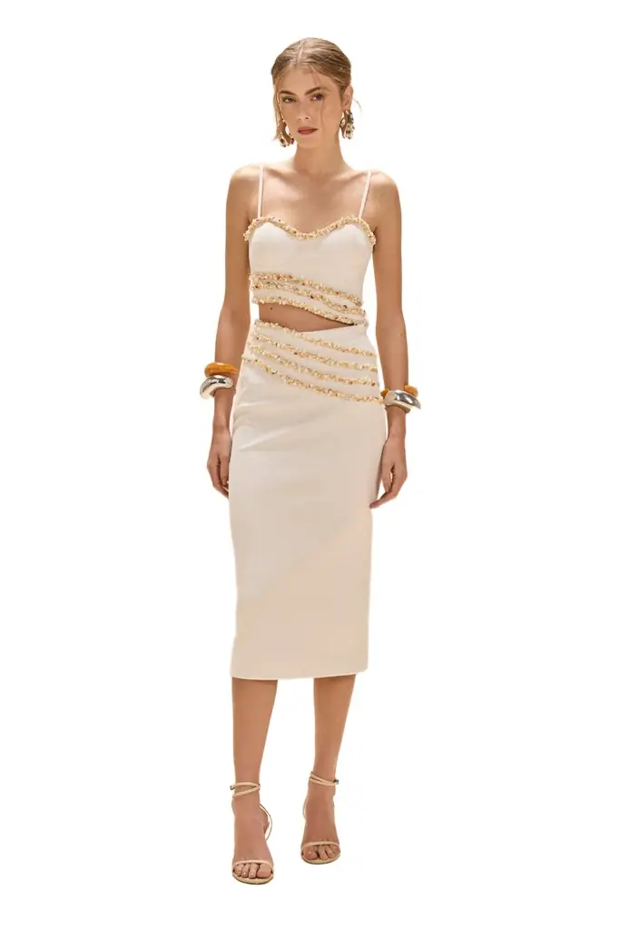PatBo JADE KNIT MIDI SKIRT