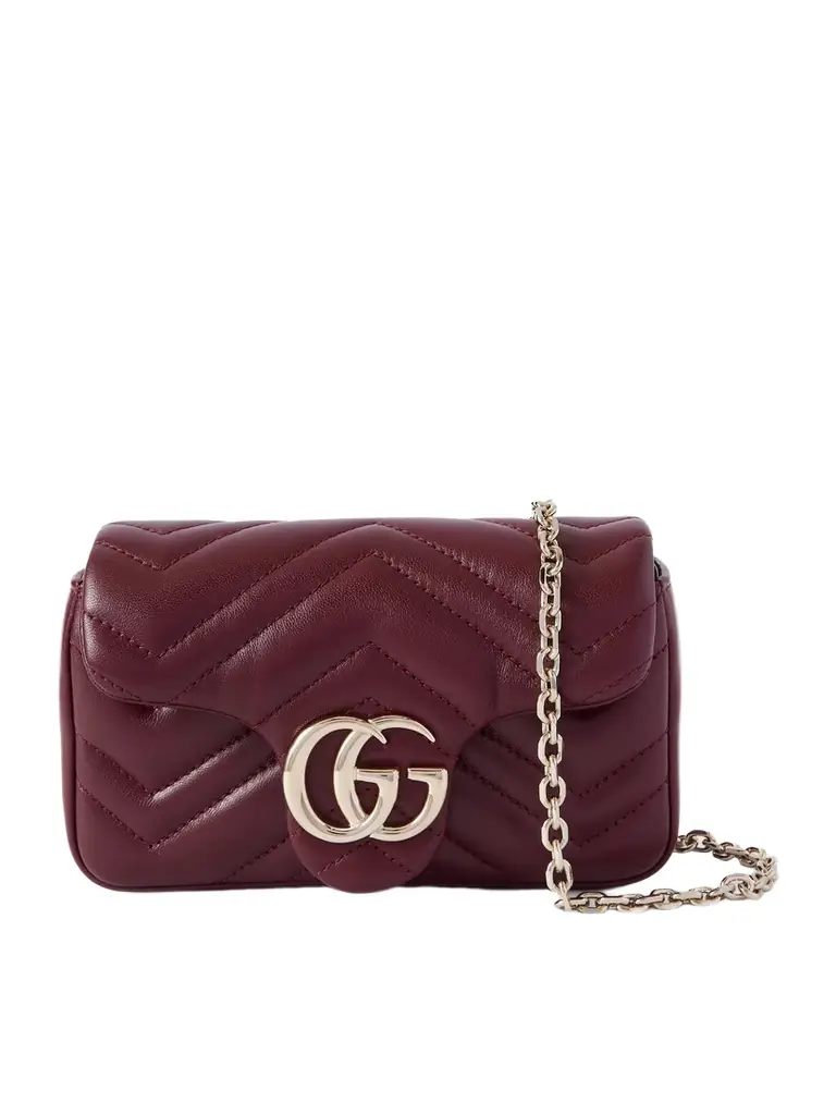 Gucci Gg Marmont Mini Matelassé Leather Shoulder Bag
