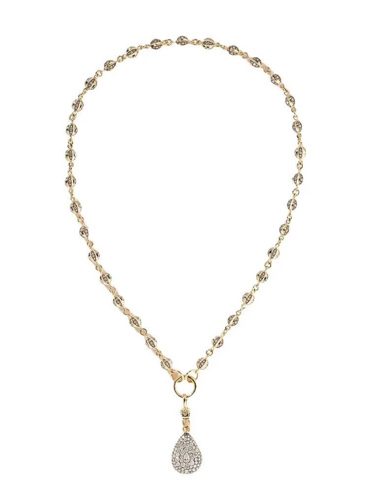 Lucy Delius 14-karat Gold Diamond Necklace