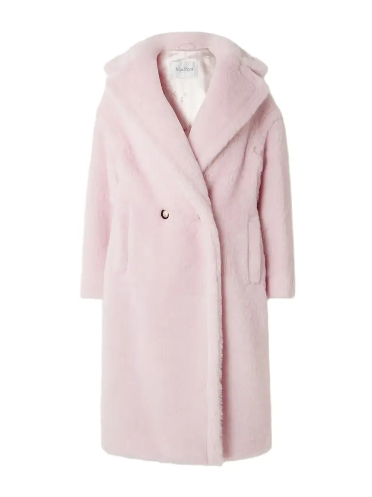 Max Mara Double-breasted Alpaca-blend Coat