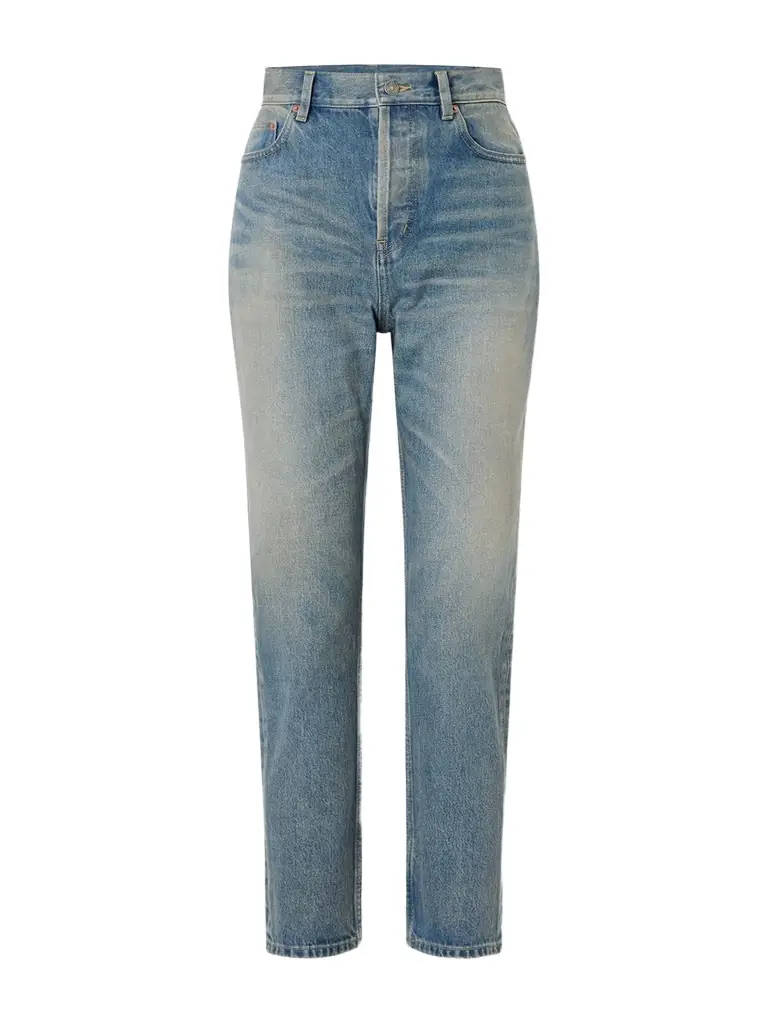 Saint Laurent High-rise Slim-leg Jeans