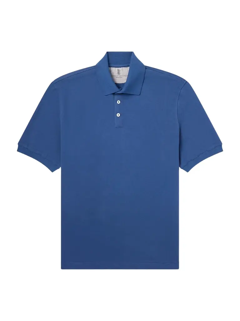 Brunello Cucinelli Slim-Fit Cotton-Piqué Polo Shirt - Men