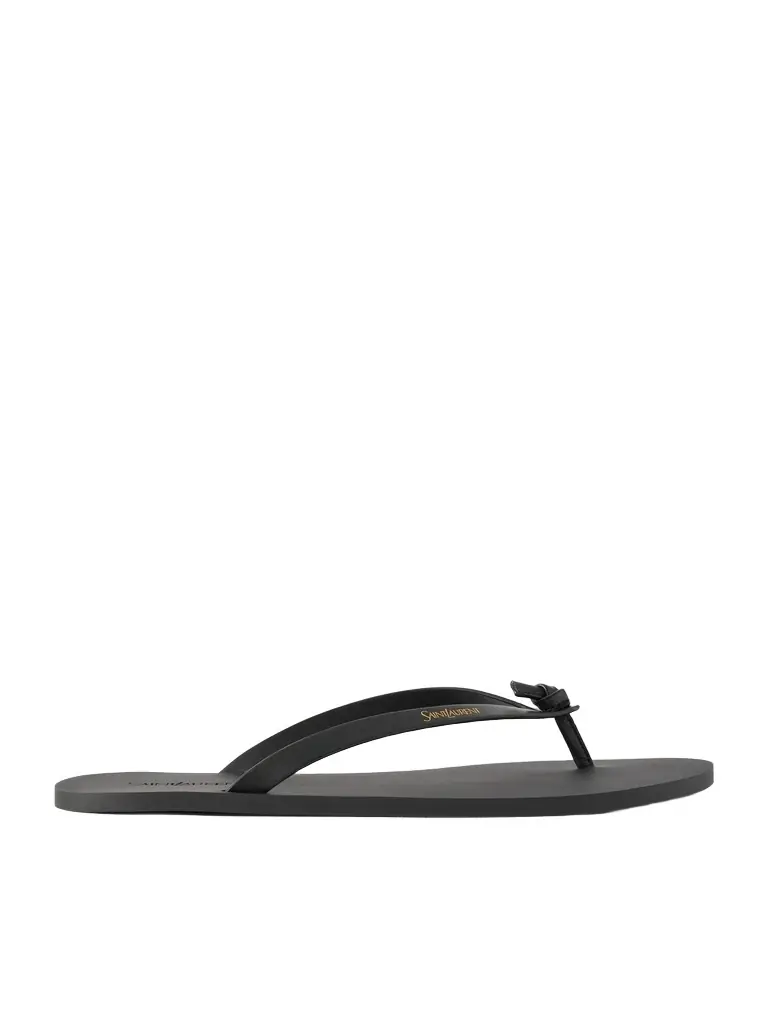 Saint Laurent San Maine Logo-Print Leather Sandals - Men