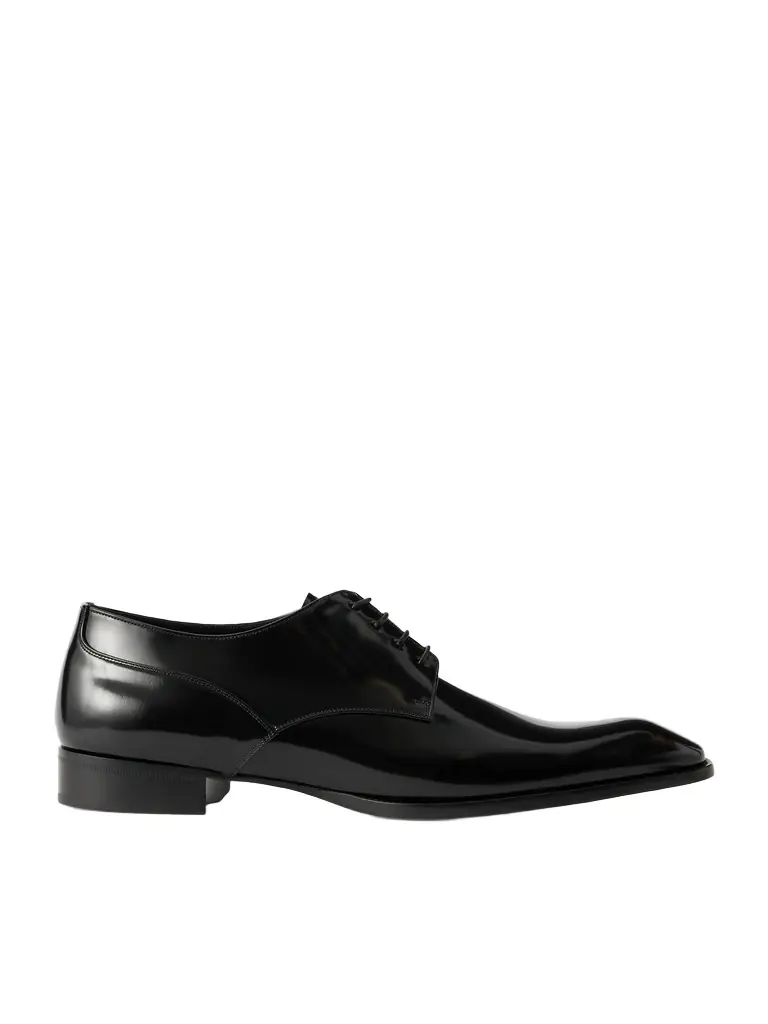 Saint Laurent Stanton Leather Derby Shoes - Men