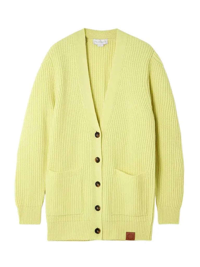 Stella McCartney Ribbed Wool Cardigan