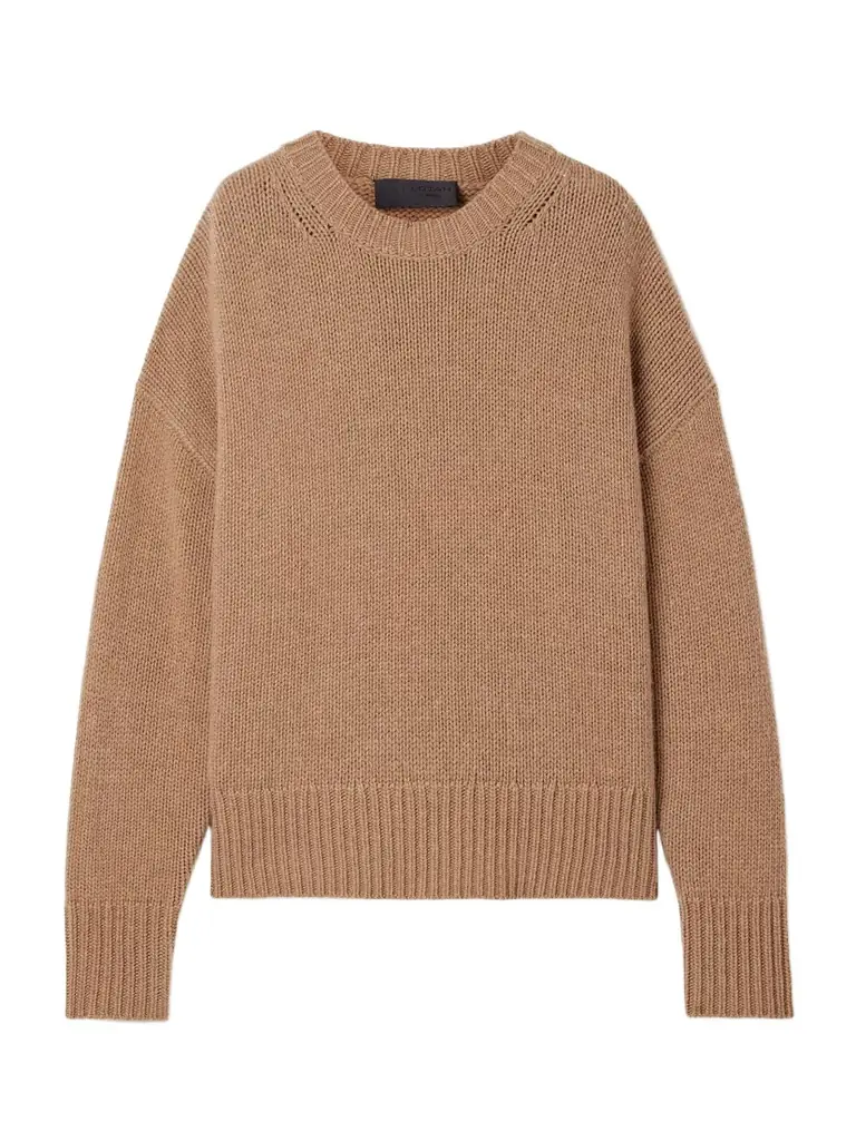 Nili Lotan Donnika Merino Wool And Cashmere-blend Sweater