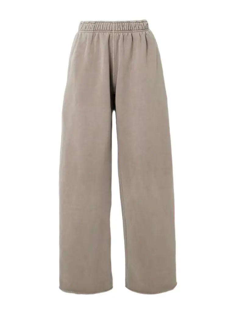 SLVRLAKE Cotton-jersey Wide-leg Track Pants