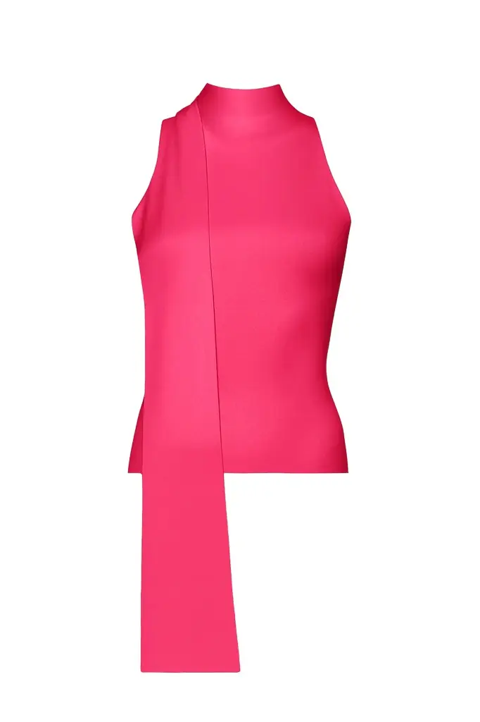 LAPOINTE Matte Viscose Halterneck Top