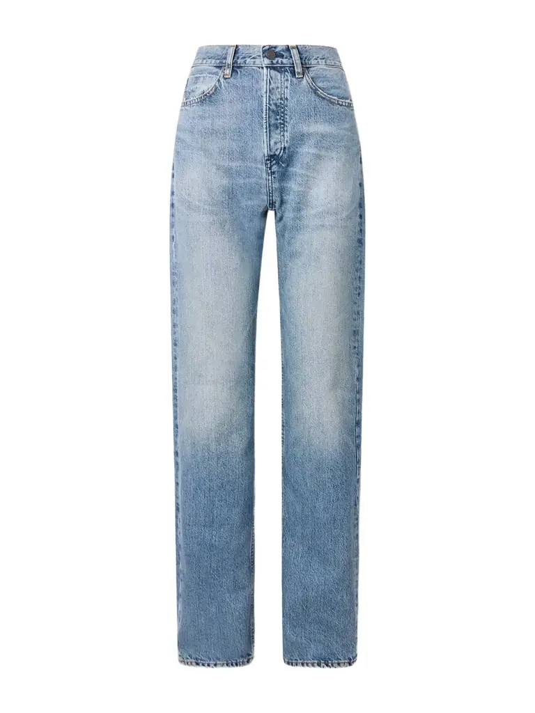 Frame The Stack High-rise Straight-leg Jeans