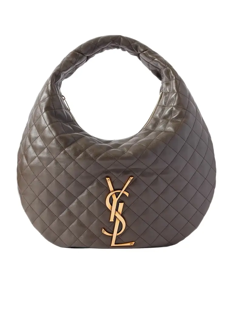 Saint Laurent Icare Matelassé Leather Tote