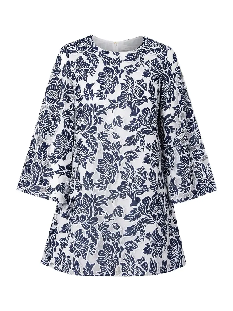 Borgo de Nor Stevie Cotton-blend Corded Lace Mini Dress