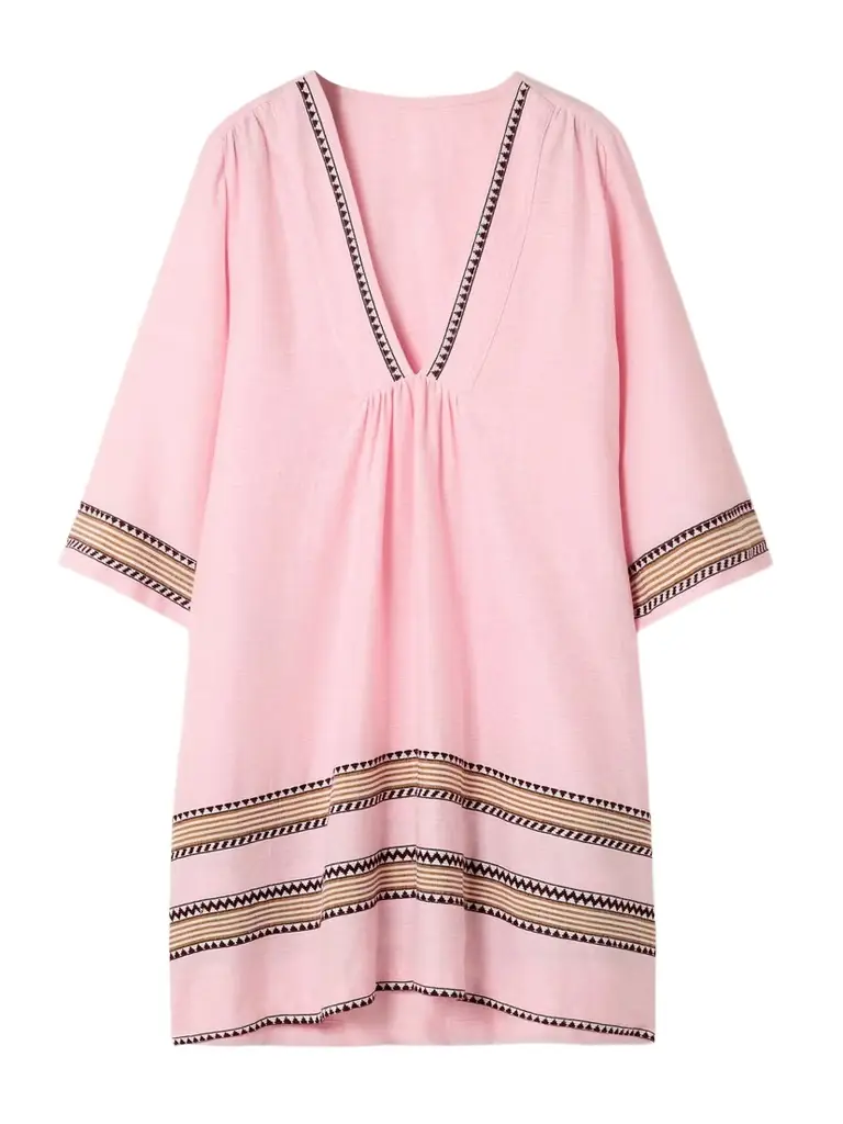 Lemlem Belkis Striped Cotton Kaftan
