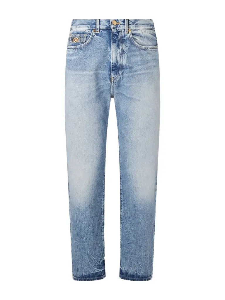 Versace Embellished Straight-Leg Jeans - Men