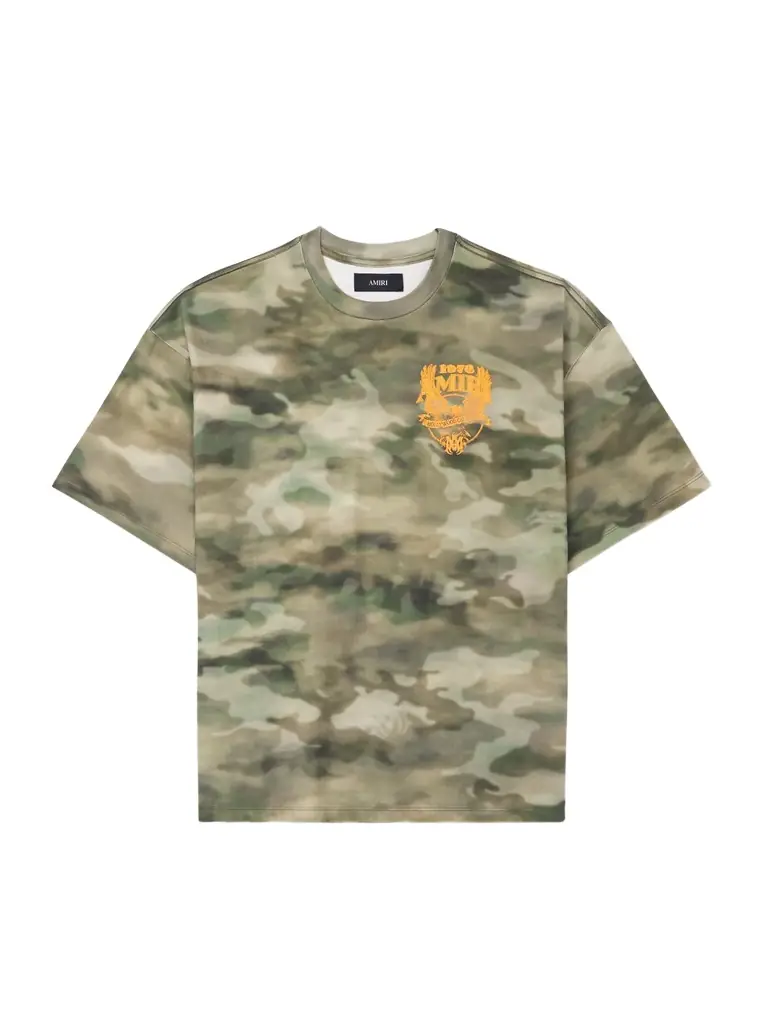 AMIRI Eagle Camouflage and Logo-Print Cotton-Jersey T-Shirt - Men