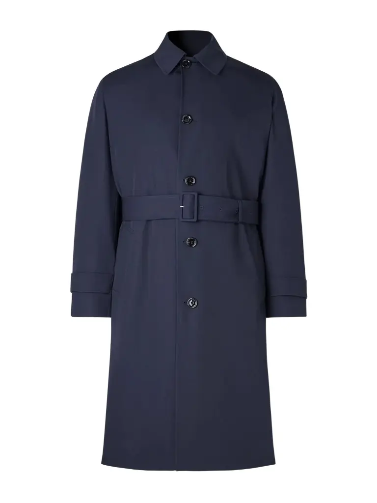 Lardini Virgin Wool-Gabardine Trench Coat - Men