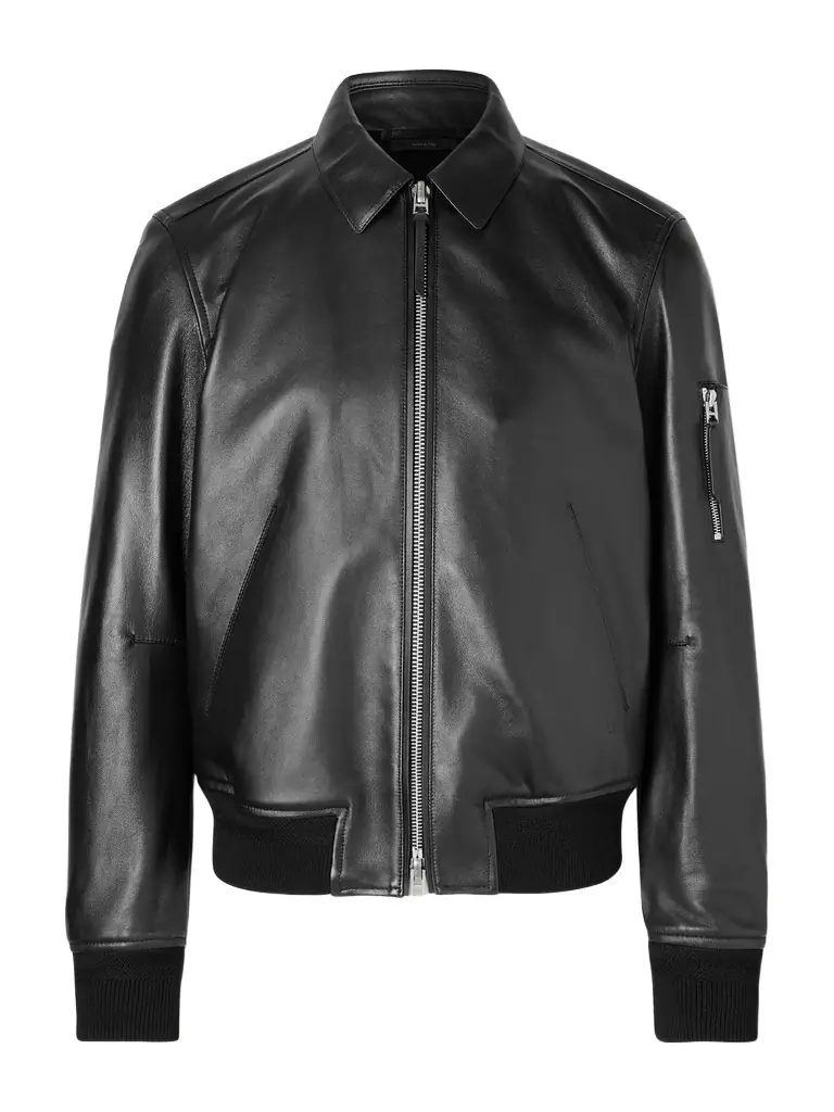 Tom Ford Leather Blouson Jacket - Men