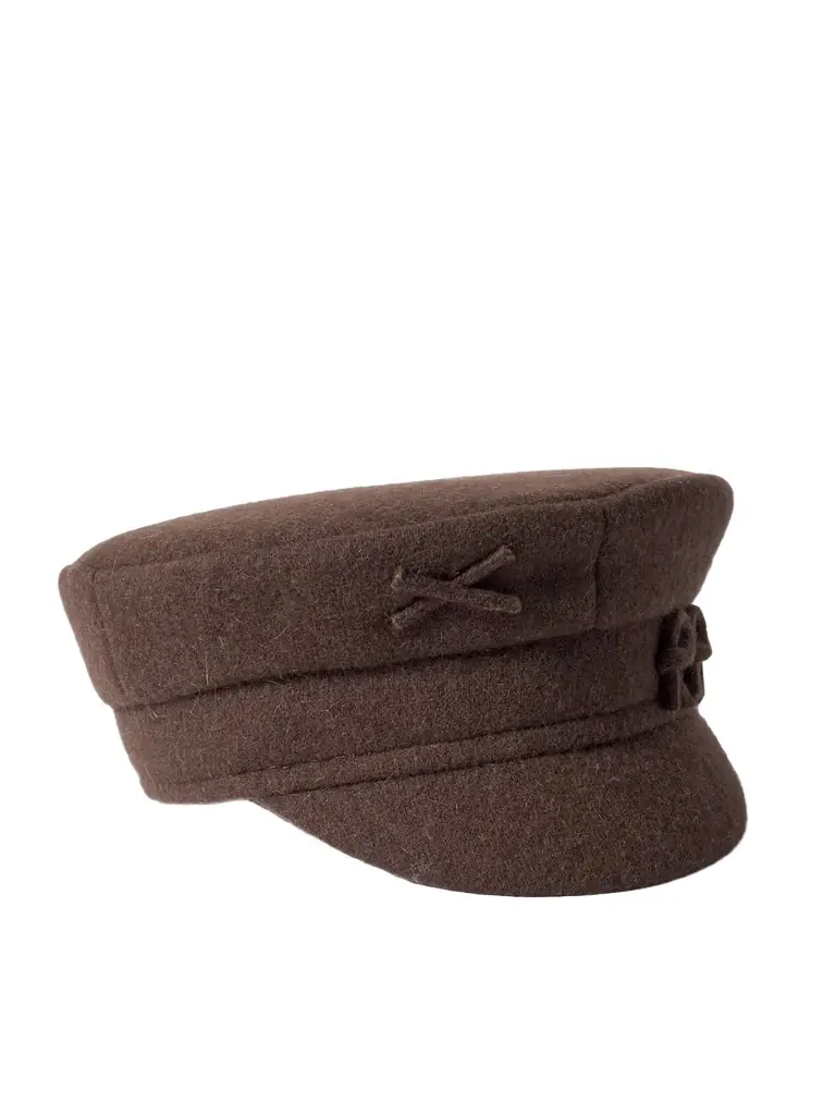 Ruslan Baginskiy Appliquéd Wool-blend Hat