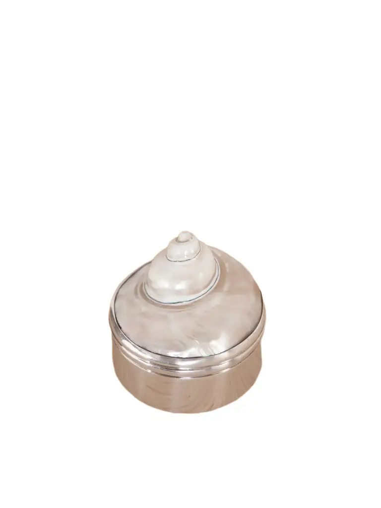 Gohar World Shell Sterling Silver And Mother-of-pearl Jewelry Box