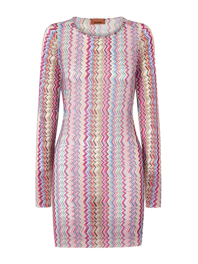 Missoni Striped Stretch-jersey Mini Dress
