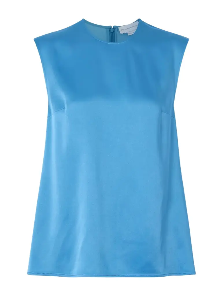 Stella McCartney Darted Satin Top