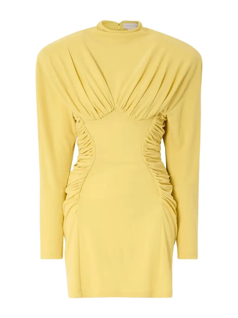 Stella McCartney Ruched Jersey Mini Dress