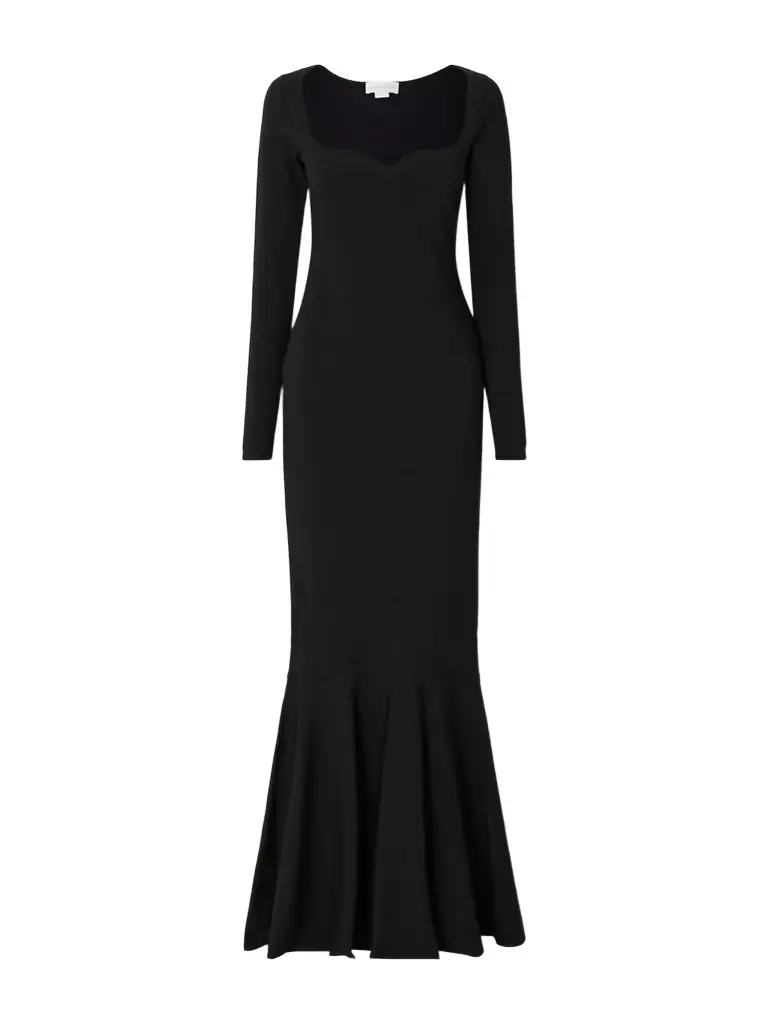 Stella McCartney Flared Stretch-jersey Bustier Gown