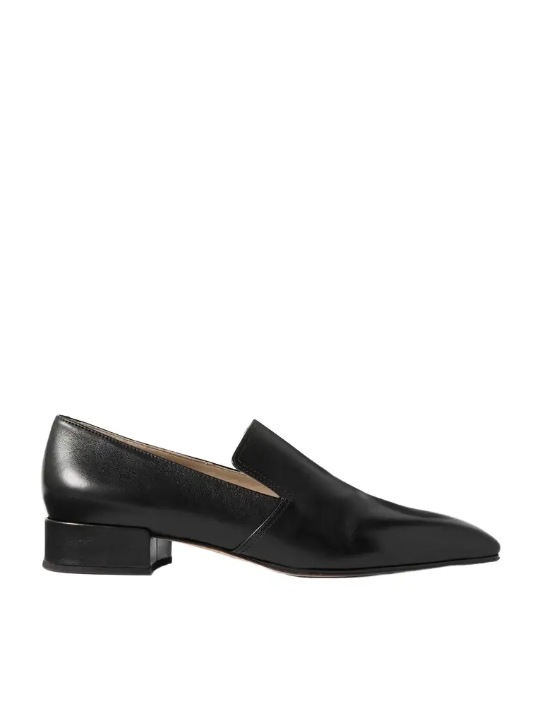 CHRISTEN Classic Square Leather Loafers