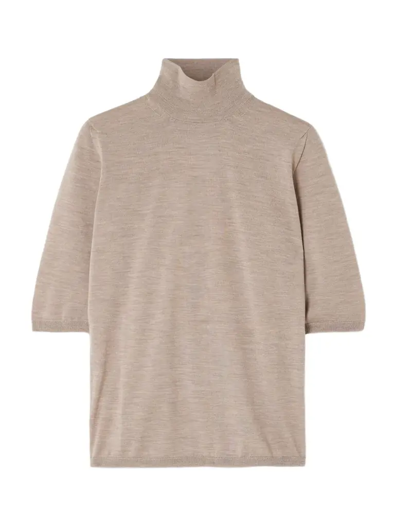 Max Mara Wool Mock-neck Sweater