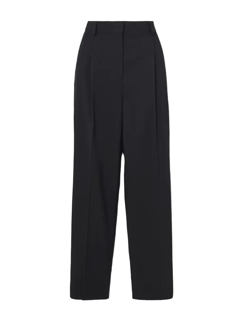 TOTEME Pleated Twill Straight-leg Pants