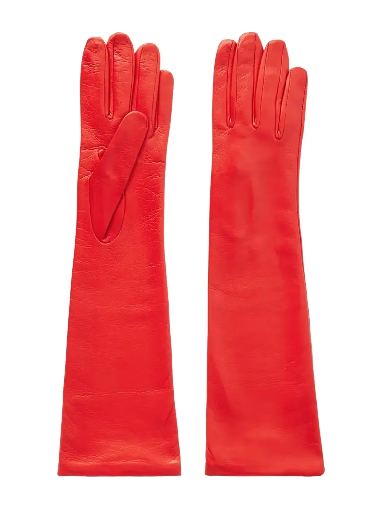 Nour Hammour Leather Gloves