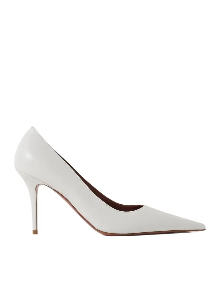 Amina Muaddi Barbara Leather Pumps