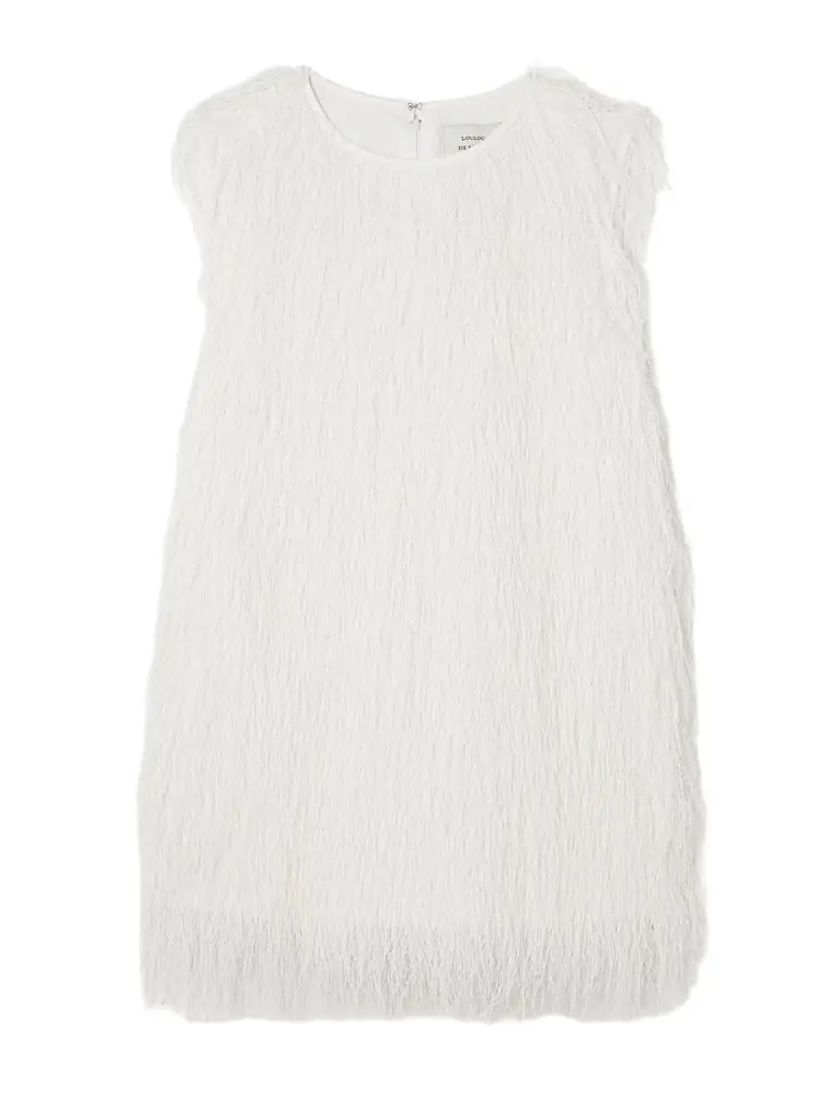 Loulou de Saison Yasmin Fringed Voile Top